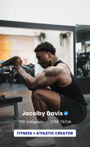 Jacolby Davis - Fitness and Athletic creator