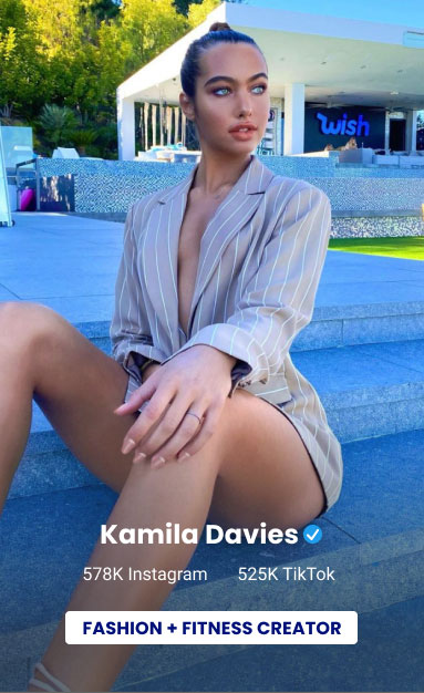 Kamila Davies - Fashion and Fitness Creator
