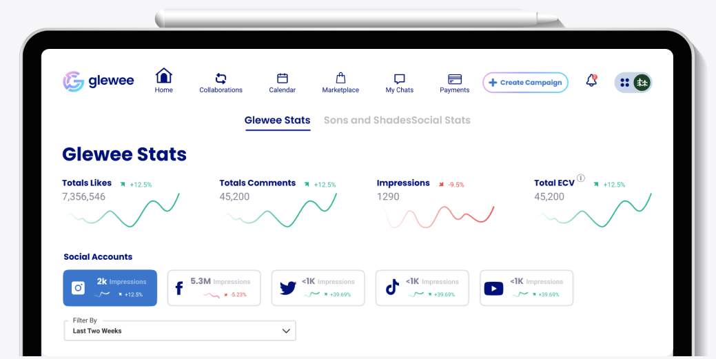 Analyze the Success of Your Campaigns using Glewee Performance Metrics