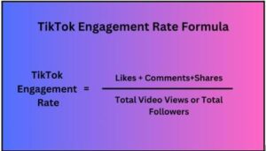 TikTok Engagment rate formula